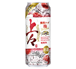 「キリン 上々 焼酎ソーダ 梅」500ml・缶 商品画像