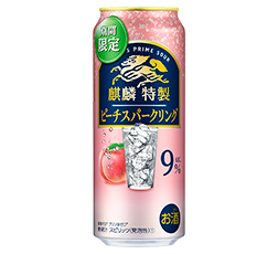 「麒麟特製 ピーチスパークリング（期間限定）」500ml・缶 商品画像