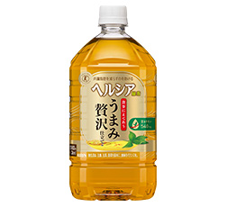 「ヘルシア緑茶 うまみ贅沢仕立て」 1000ml・ペットボトル 商品画像