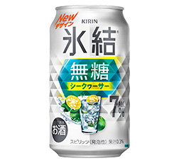 「キリン 氷結®無糖 シークヮーサー ALC.7％」350ml・缶 商品画像