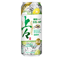 「キリン 上々 焼酎ソーダ すだち&かぼす」500ml・缶 商品画像