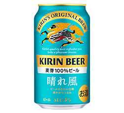 「キリンビール 晴れ風」350ml・缶 商品画像