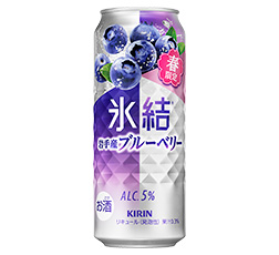 「キリン 氷結® 岩手産ブルーベリー（期間限定）」500ml缶 商品画像