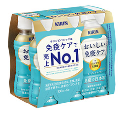 「キリン おいしい免疫ケア」100ml・ペットボトル6本パック 商品画像