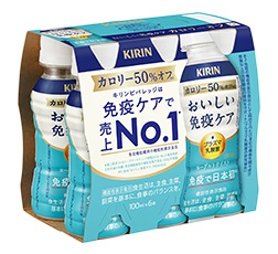 「キリン おいしい免疫ケア カロリーオフ」100ml・ペットボトル6本パック 商品画像