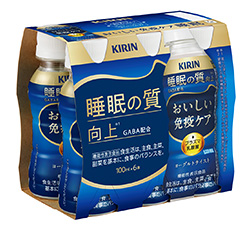 「キリン おいしい免疫ケア 睡眠」100ml・ペットボトル 6本パック 商品画像