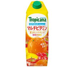 「トロピカーナ エッセンシャルズ マルチビタミン」1000ml・ジェミーナ紙容器 商品画像