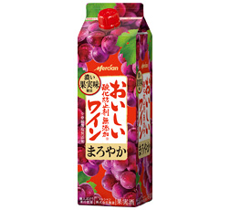 「おいしい酸化防止剤無添加赤ワイン ボックス」1000ml・紙パック 商品画像